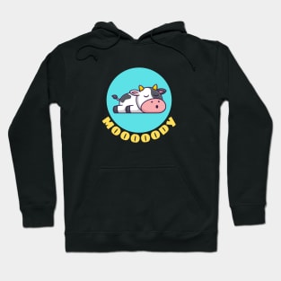 Moody Cow | Cow Pun Hoodie